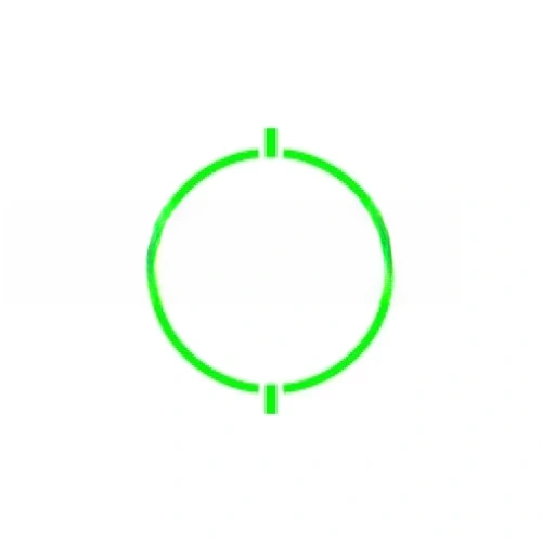 Holosun AEMS Enclosed Solar Multi-Reticle Green Dot (2 MOA & 65 MOA Circle)