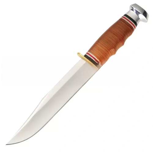 Ka-Bar 1236 Bowie Deri Kabza Av Bıçağı - Sabit Bıçak